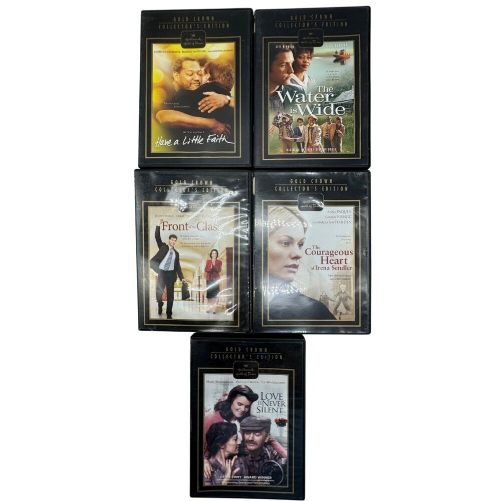 Gold Crown Hallmark Hall of Fame Dvd Movie Collection Five Films Drama